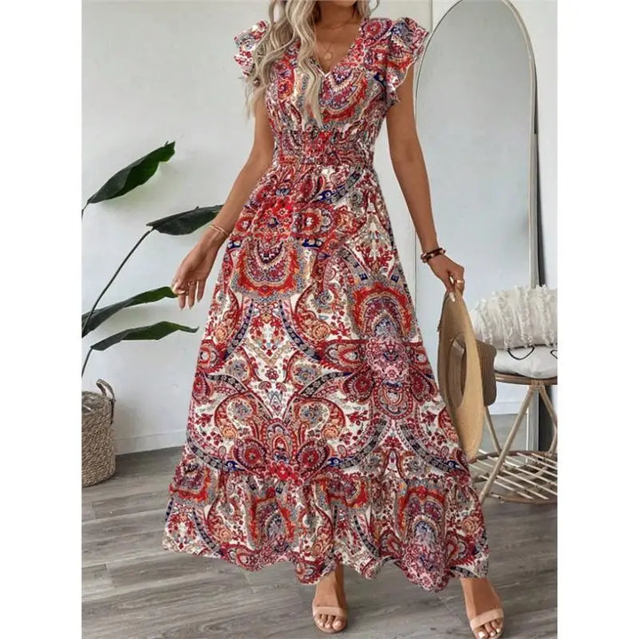 Calla™ - Floral Cotton Gauze Dress