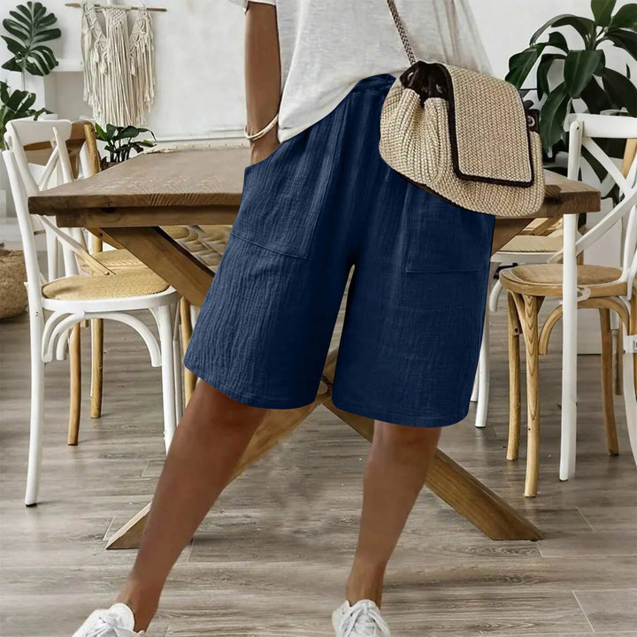 Sienna | Linen-Cotton Shorts