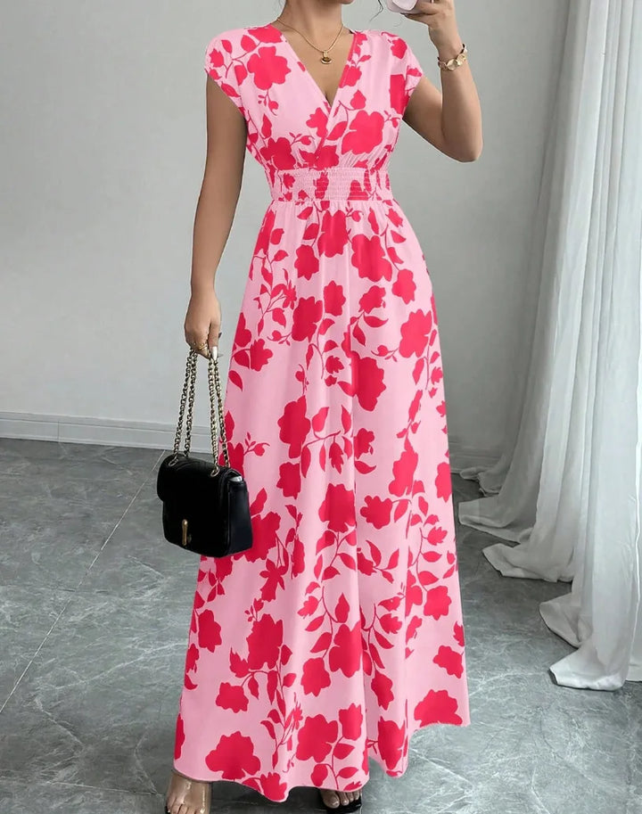 Flora™ - Floral Maxi Beach Dress