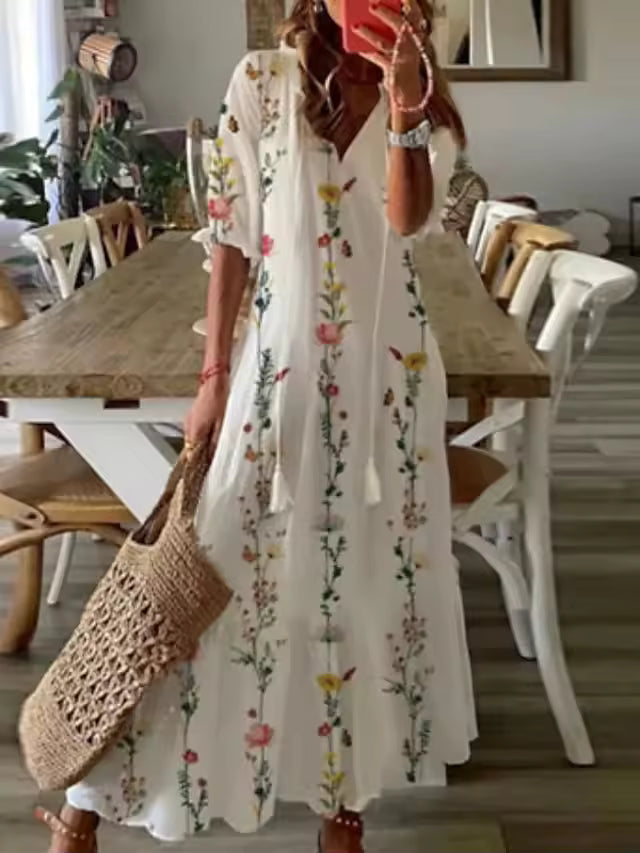 Emerie - Flattering Maxi Boho Dress