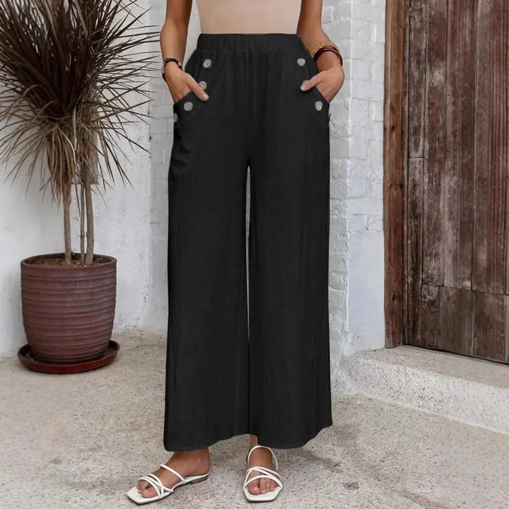 Rhea | Linen Wide-Leg Pants