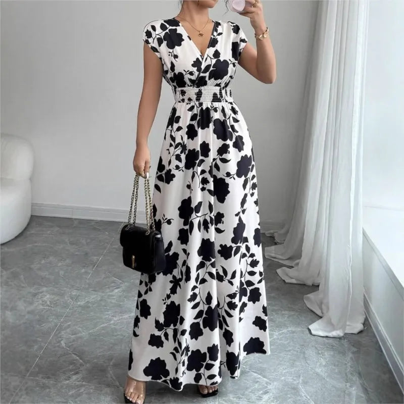Flora™ - Floral Maxi Beach Dress