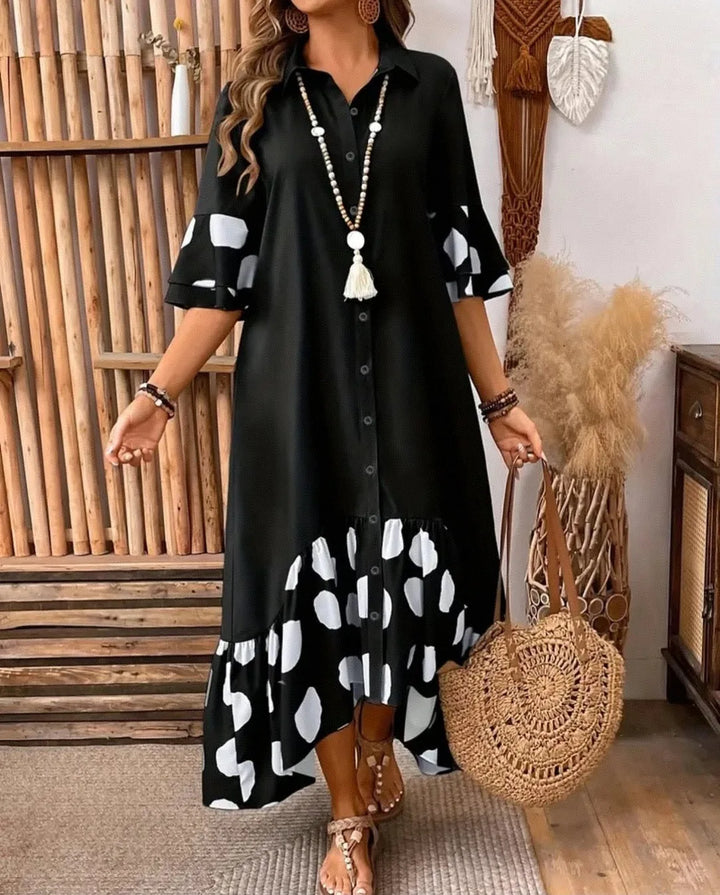 Dora™ - Polka Dot Flared Dress