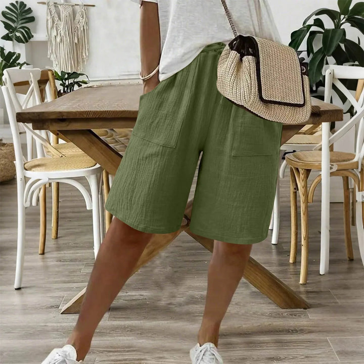Sienna | Linen-Cotton Shorts