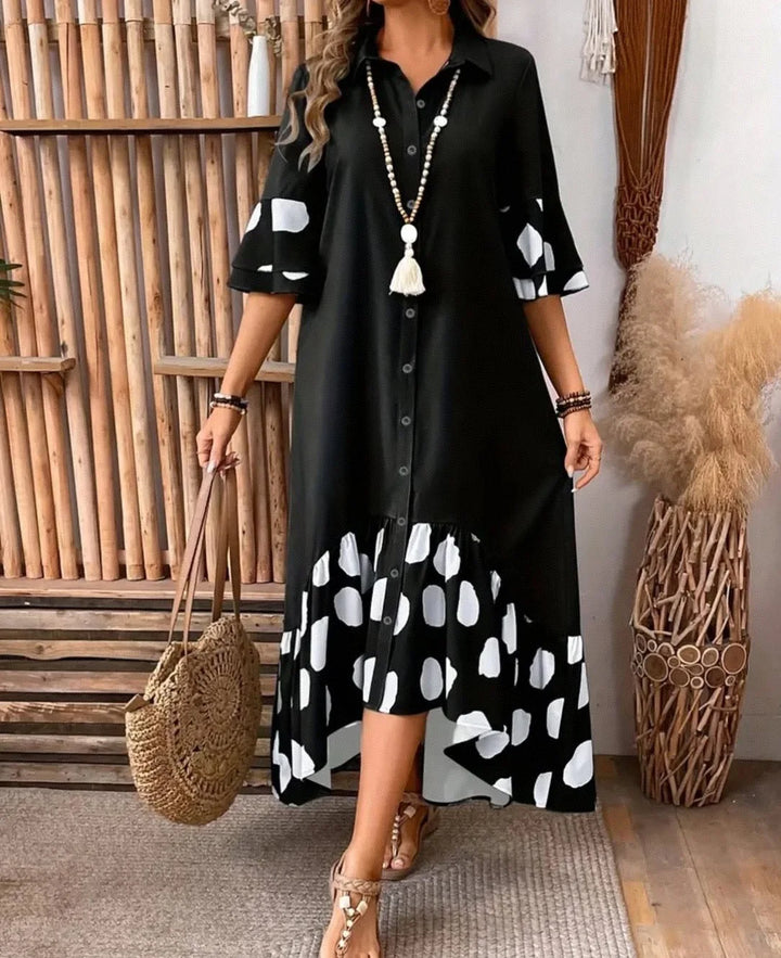 Dora™ - Polka Dot Flared Dress