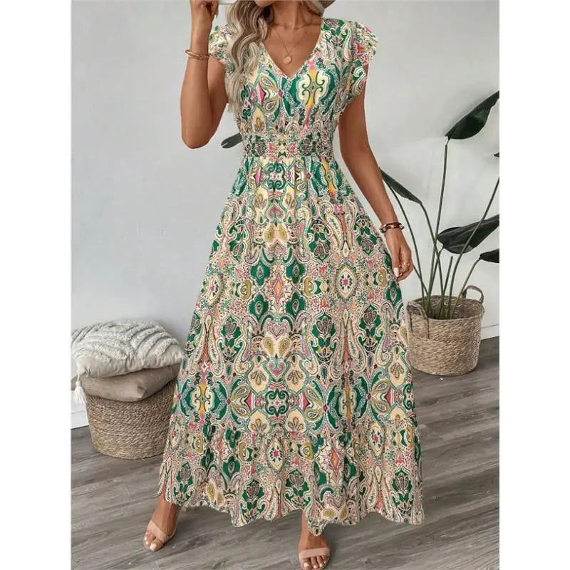 Calla™ - Floral Cotton Gauze Dress
