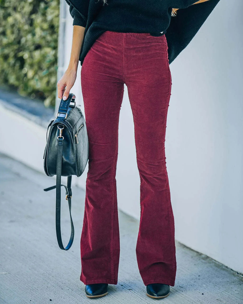 Freesia | Linen Flared Pants