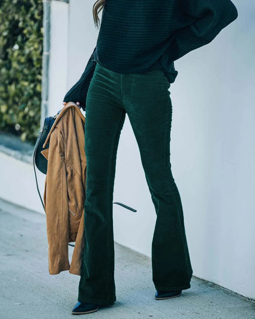 Freesia | Linen Flared Pants