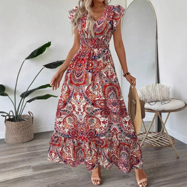 Calla™ - Floral Cotton Gauze Dress
