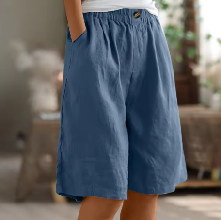 Claude | Linen-Cotton Comfort Shorts