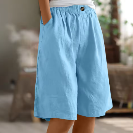Claude | Linen-Cotton Comfort Shorts