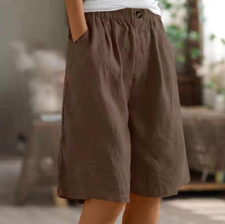 Claude | Linen-Cotton Comfort Shorts