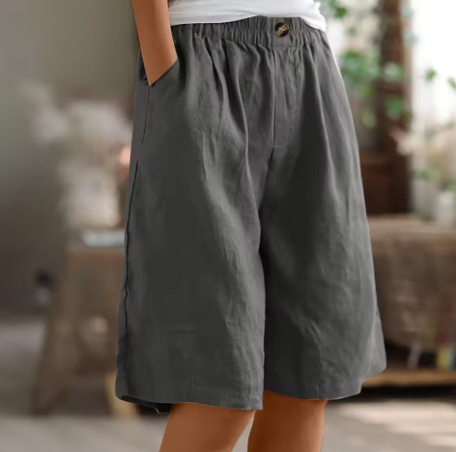 Claude | Linen-Cotton Comfort Shorts