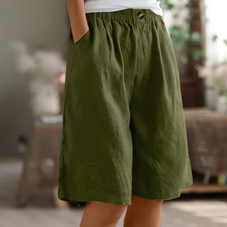 Claude | Linen-Cotton Comfort Shorts