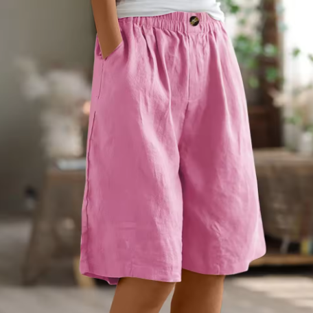 Claude | Linen-Cotton Comfort Shorts
