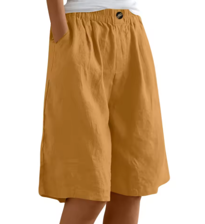 Claude | Linen-Cotton Comfort Shorts