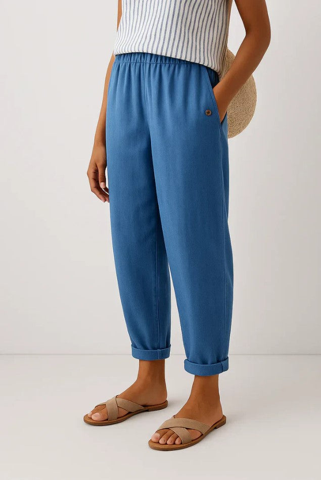 Elara | Linen Casual Trousers