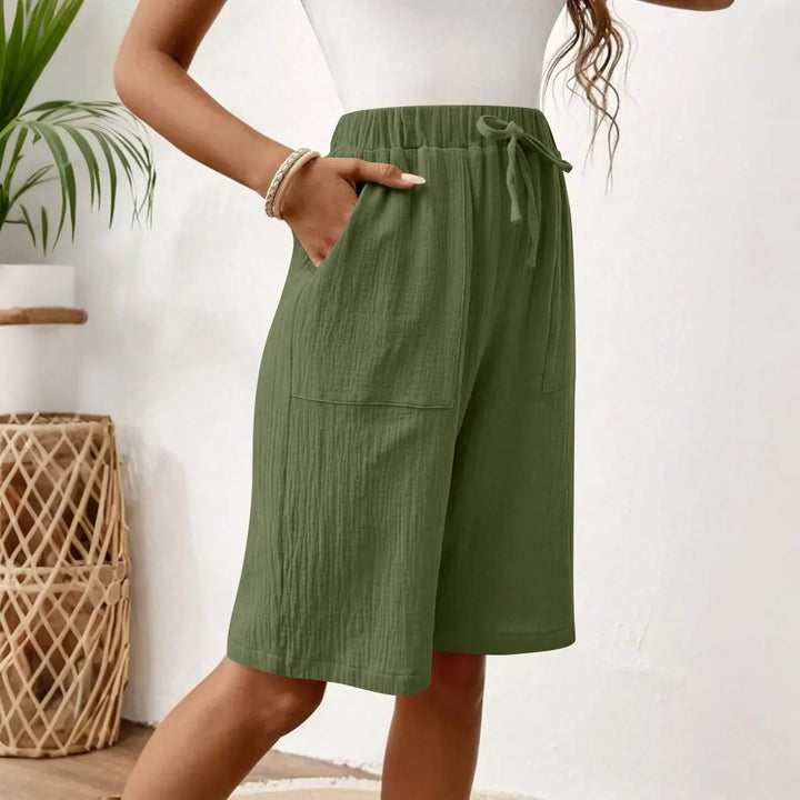 Sienna | Linen-Cotton Shorts
