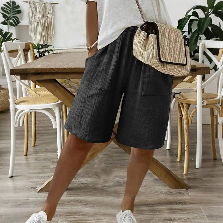 Sienna | Linen-Cotton Shorts