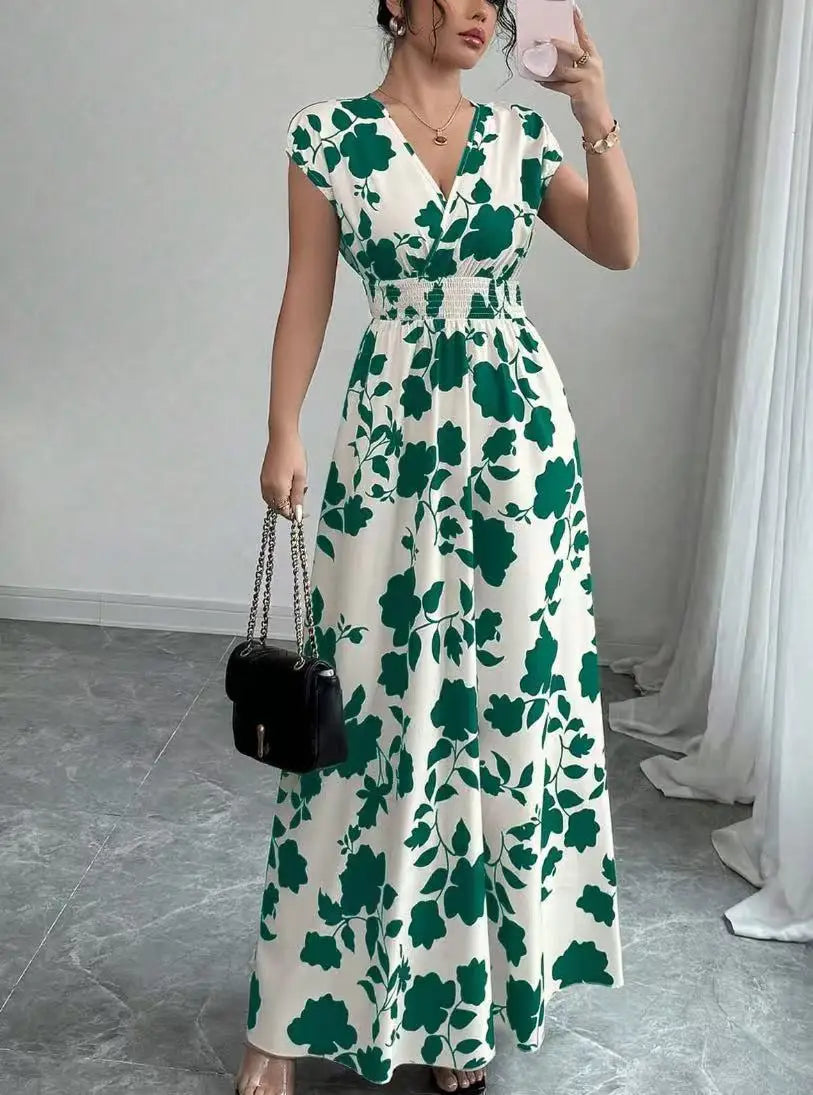 Flora™ - Floral Maxi Beach Dress