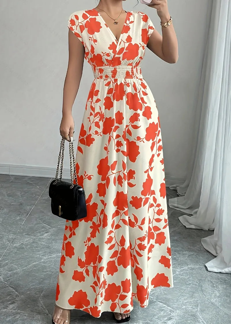 Flora™ - Floral Maxi Beach Dress