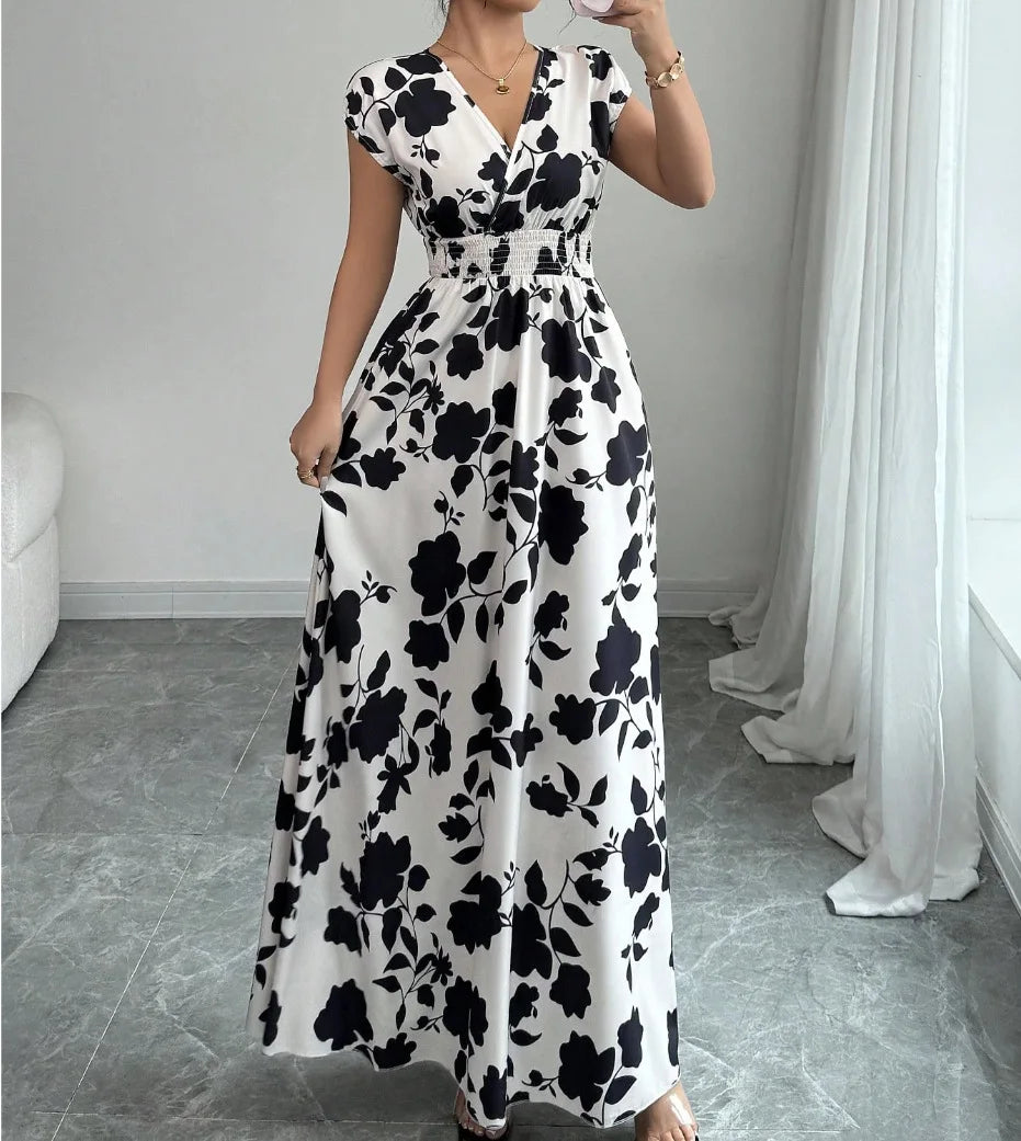 Flora™ - Floral Maxi Beach Dress