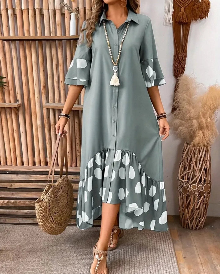 Dora™ - Polka Dot Flared Dress
