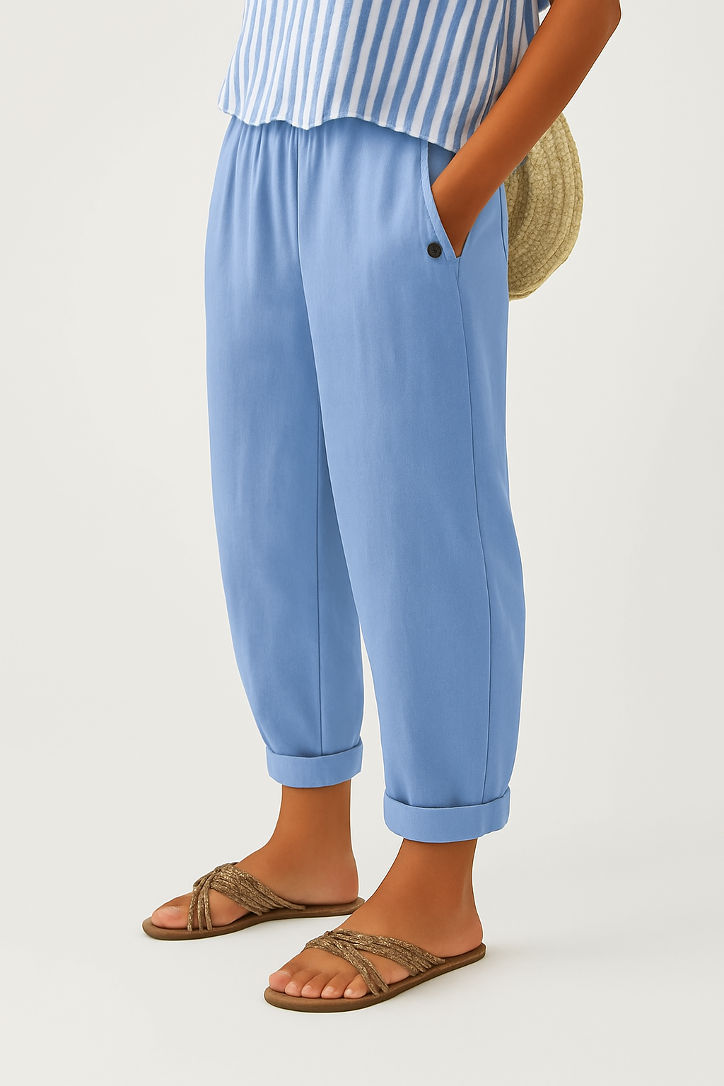 Elara | Linen Casual Trousers