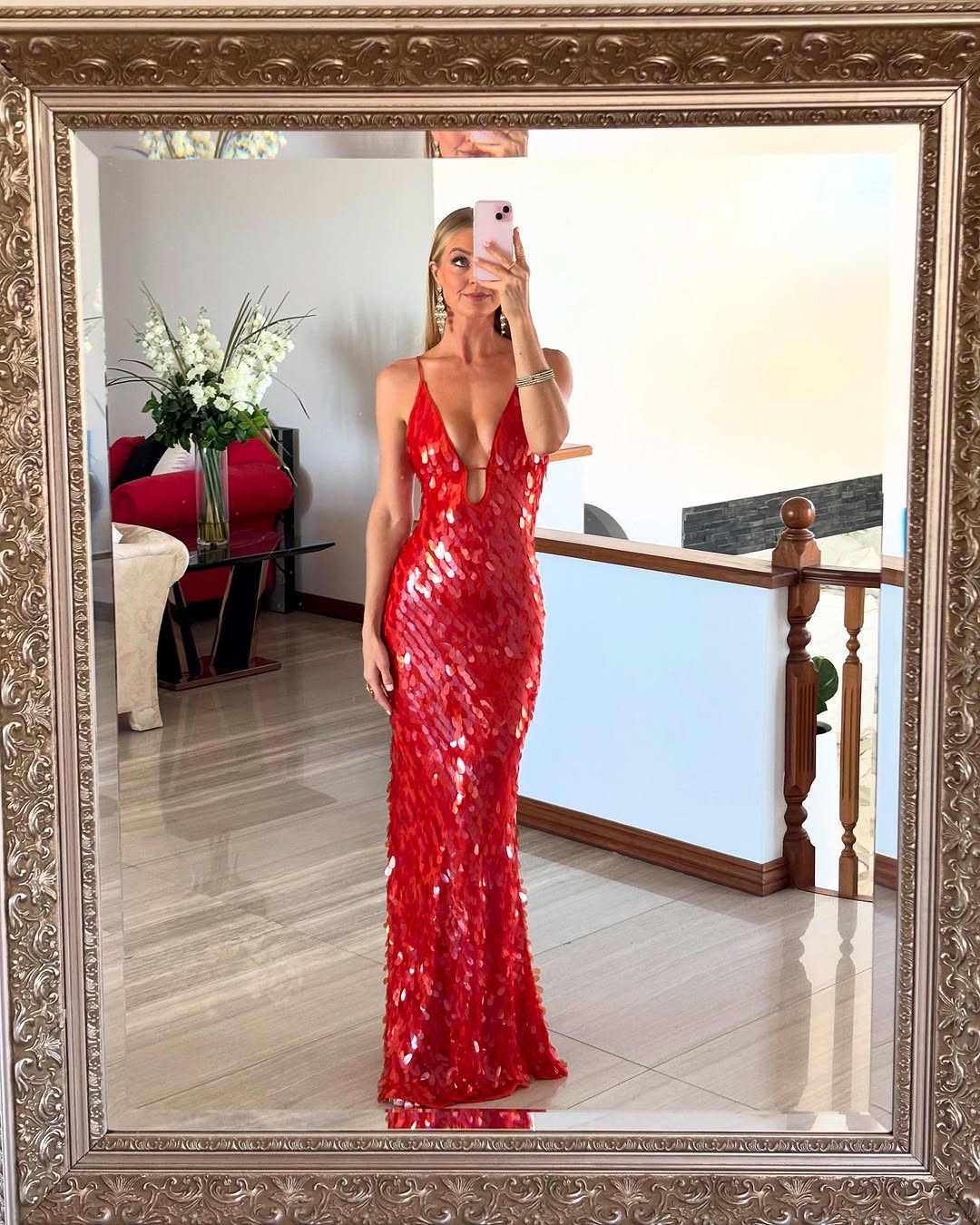 Rhea | Sequin Evening Wedding Guest Dress