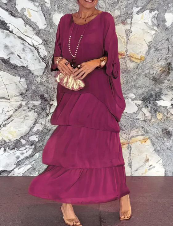 Lara | Elegante Abito Maxi Fluido