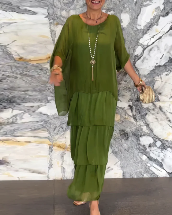 Lara | Elegante Abito Maxi Fluido