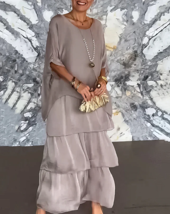 Lara | Elegante Abito Maxi Fluido