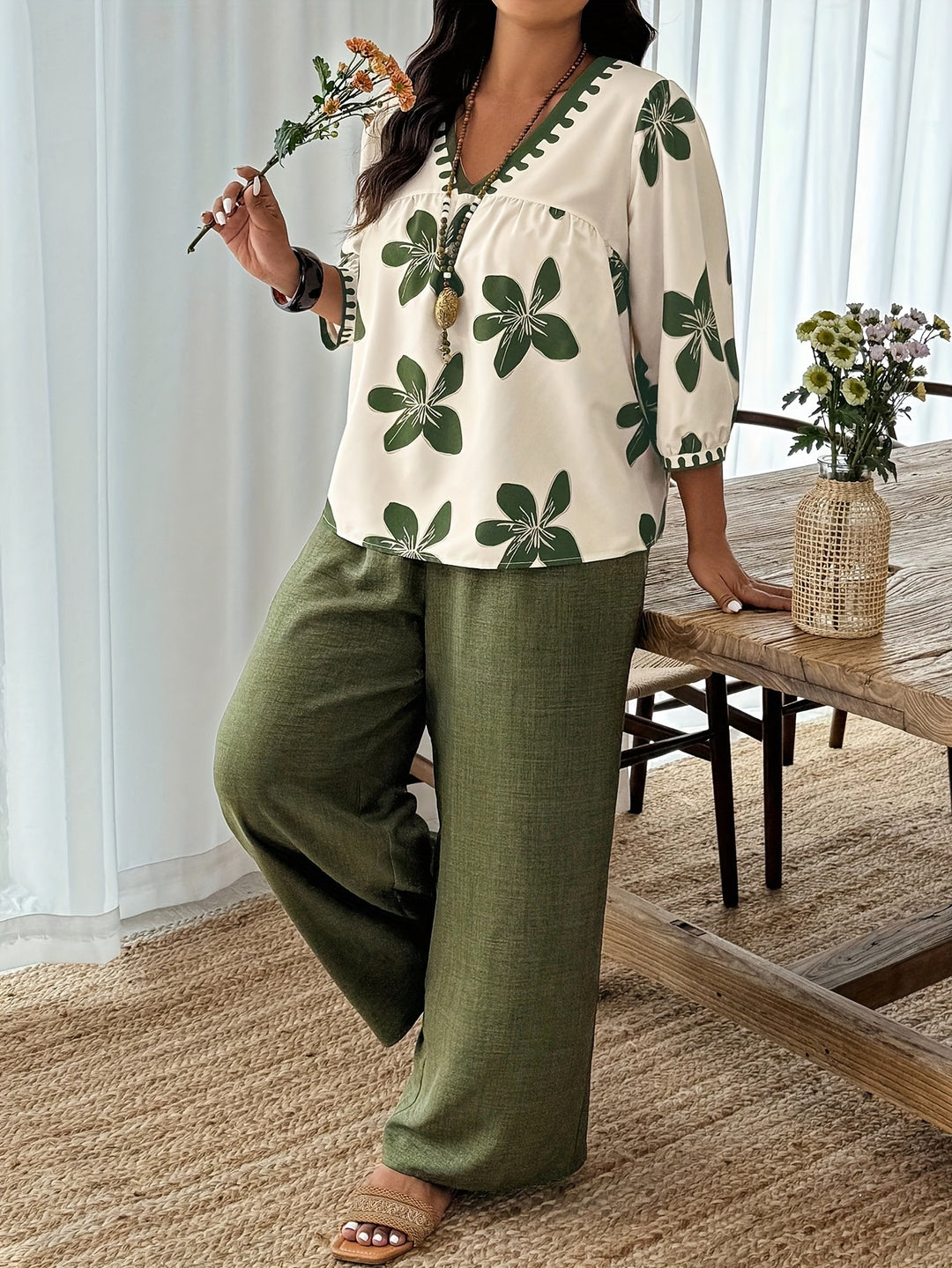 Verina™ - Relaxed Floral 2-Piece Set
