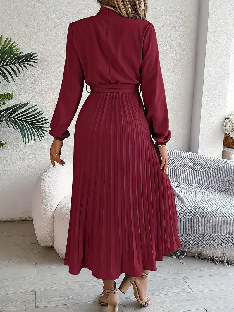 Rae | Pleated Midi Wedding Guest Dress