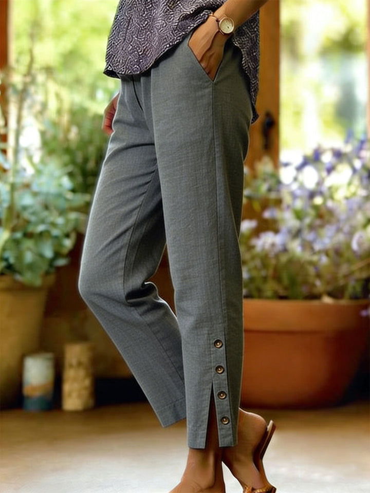 Firoxa | Linen-Cotton Elegant Pants