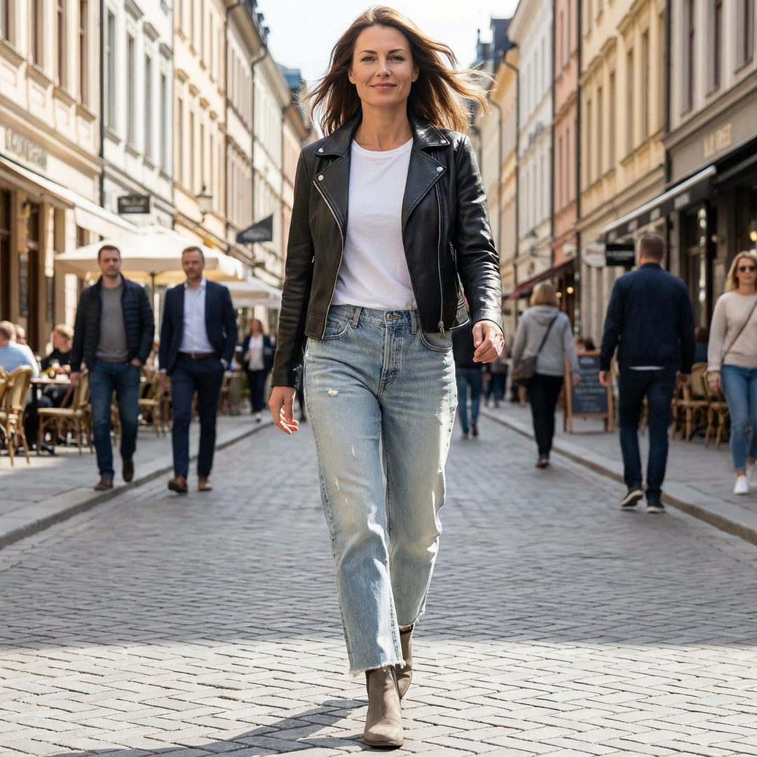 Danice - Elegant Cropped Jeans