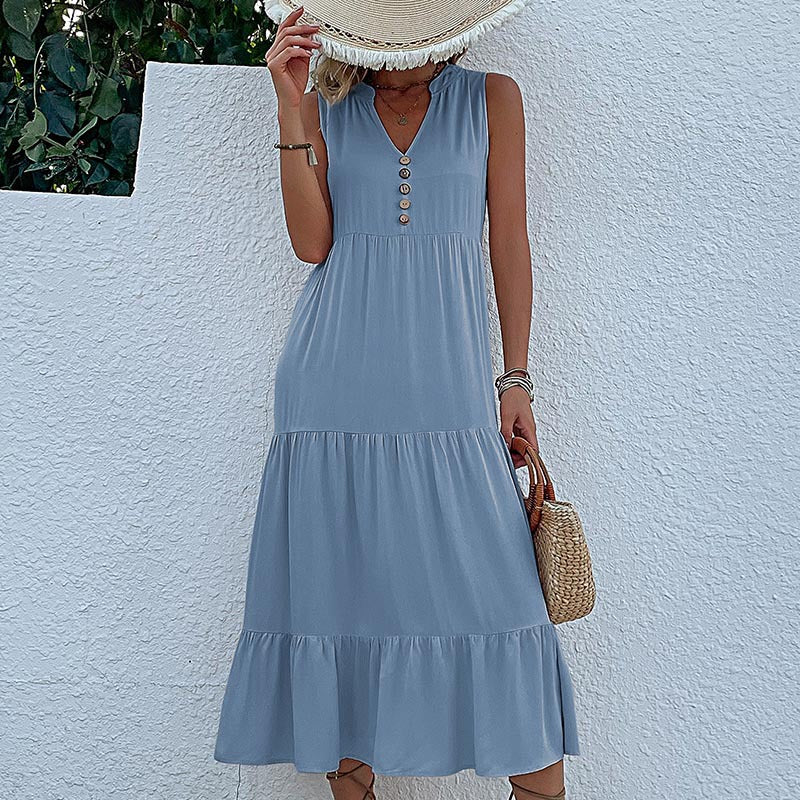 Naomi | Elegant V-neck Dresses