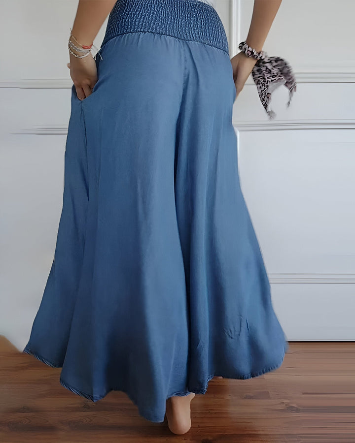 Alva | Linen Pants with Elastic Waistband