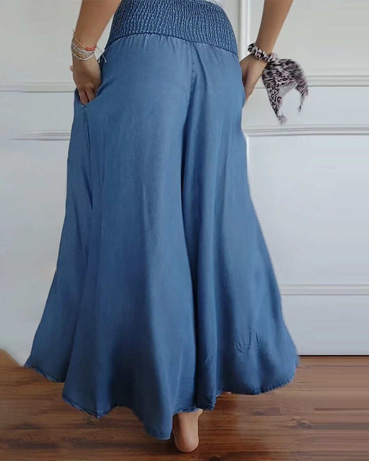 Mira | Linen Elastic Skirt