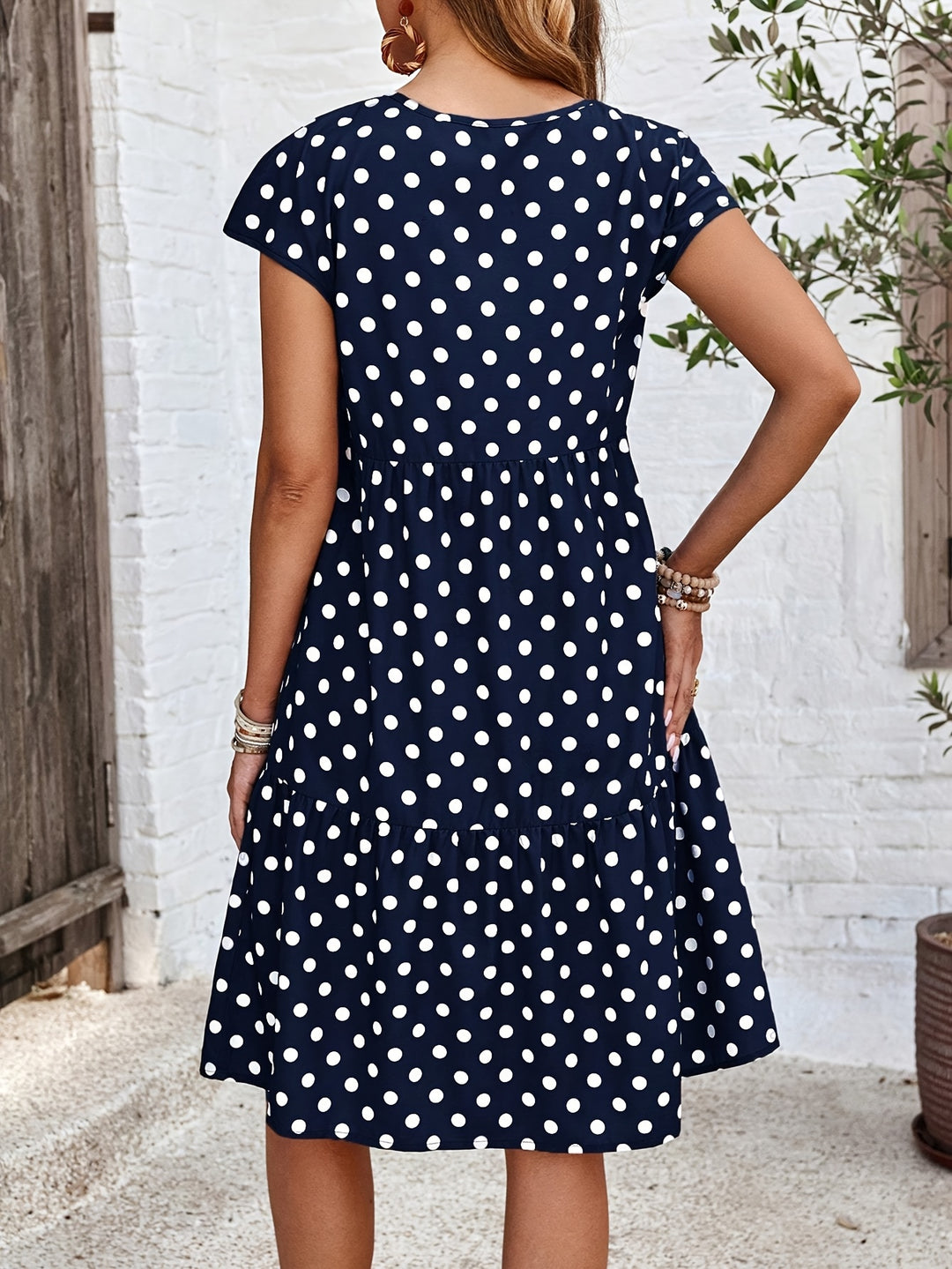 OLIVIA – Casual Vacation Short-Sleeve Dress