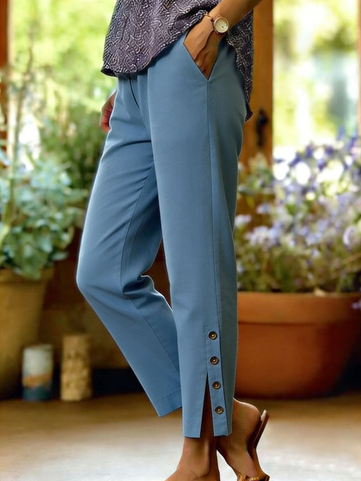 Firoxa | Linen-Cotton Elegant Pants