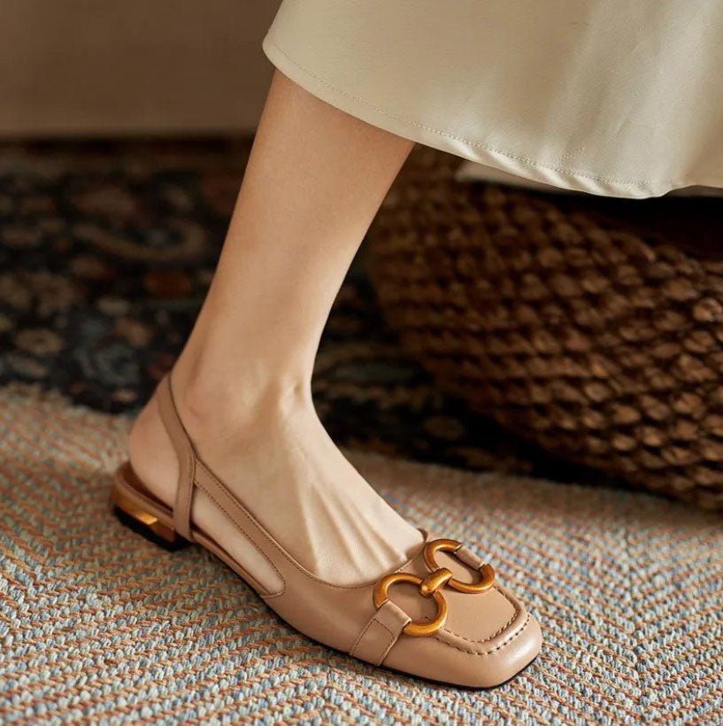 CAMILA™ - ORTHOPEDIC LEATHER BUCKLE SANDALS