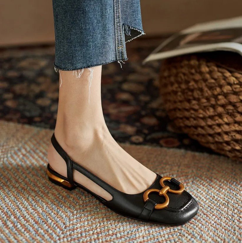 CAMILA™ - ORTHOPEDIC LEATHER BUCKLE SANDALS