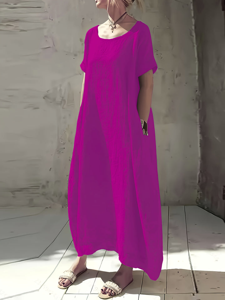 Tessa™ - Drop-Shoulder Maxi Dress