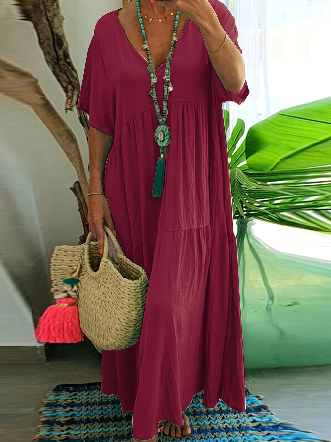 Ruby™ | Off-Shoulder Pleated Dress