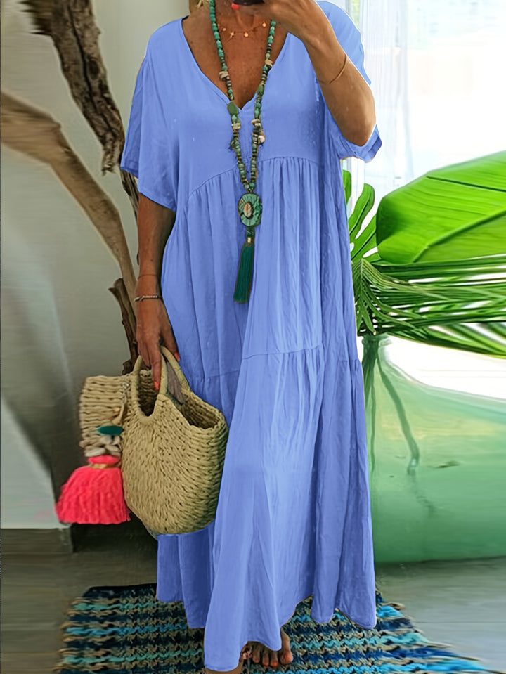 Ruby™ | Off-Shoulder Pleated Dress