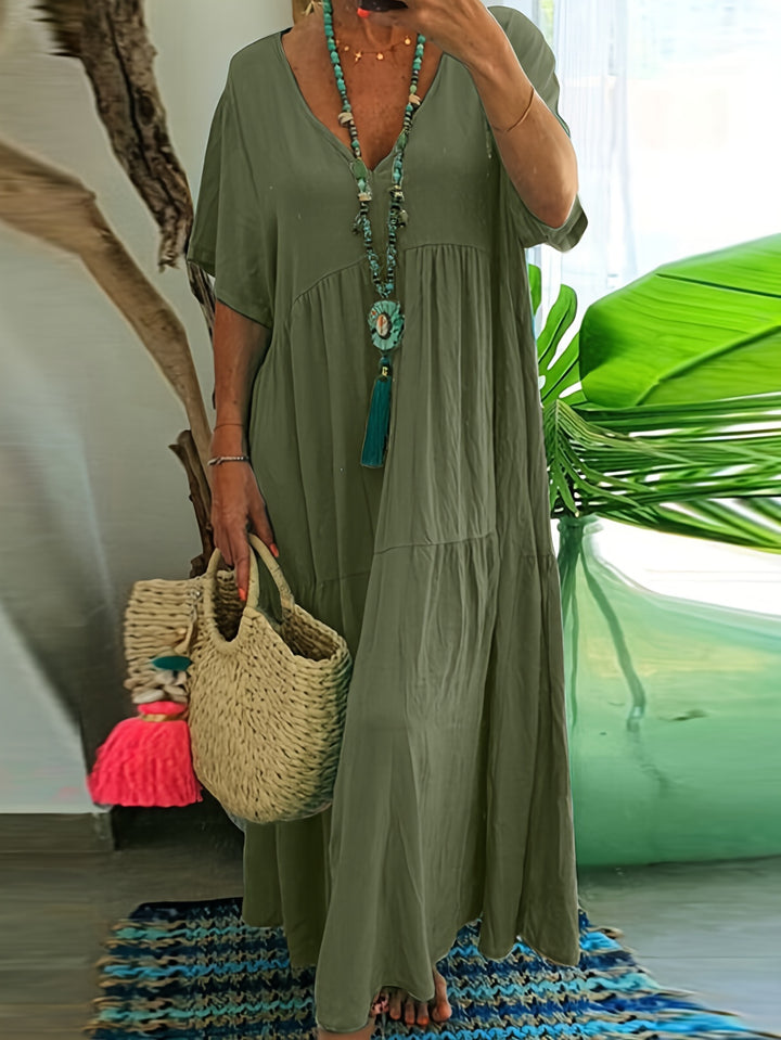 Ruby™ | Off-Shoulder Pleated Dress