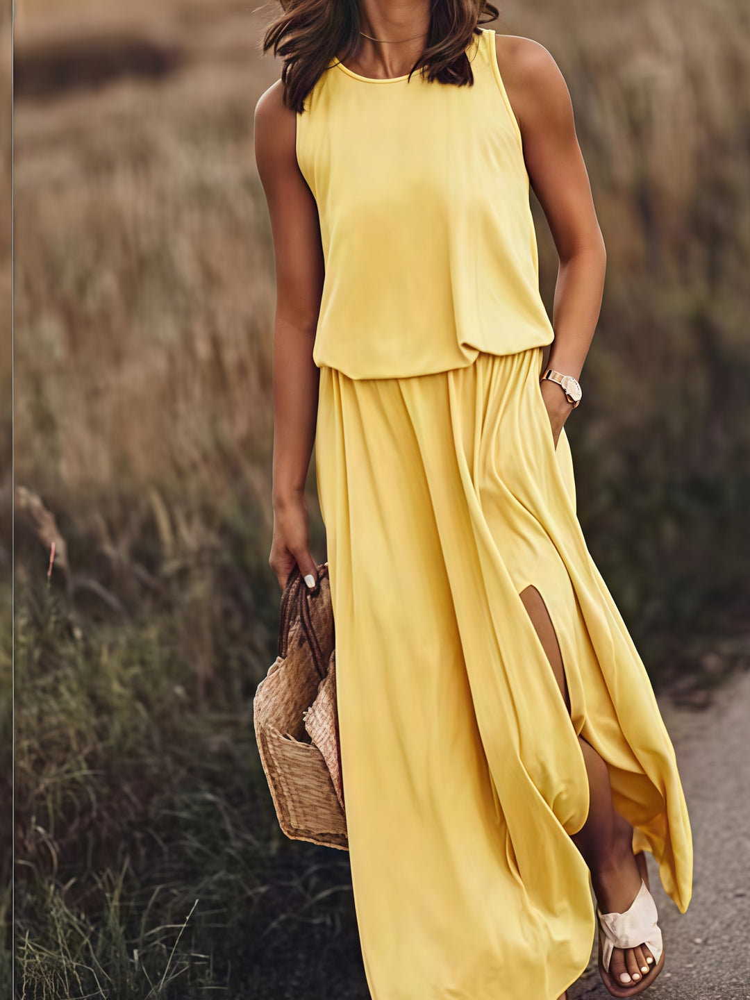 Zena™ - Tiered Maxi Pocket Dress