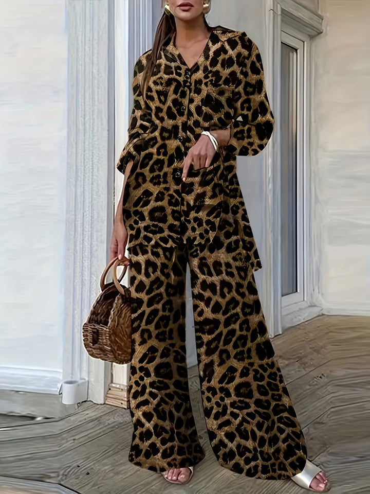 Leoré™ - Bold Leopard 2-Piece Set