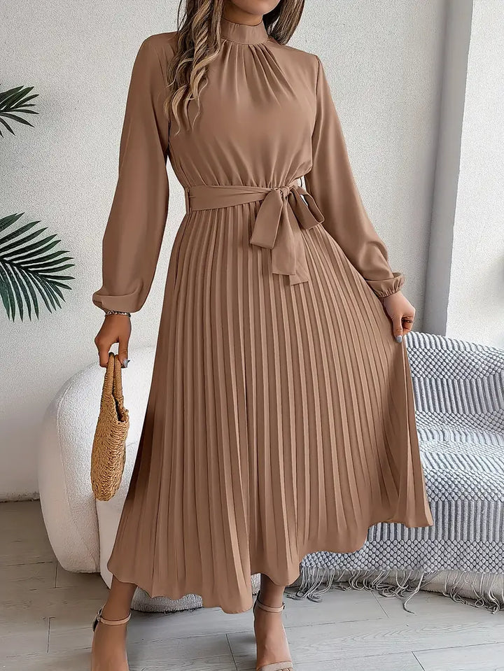 Rae | Pleated Midi Wedding Guest Dress